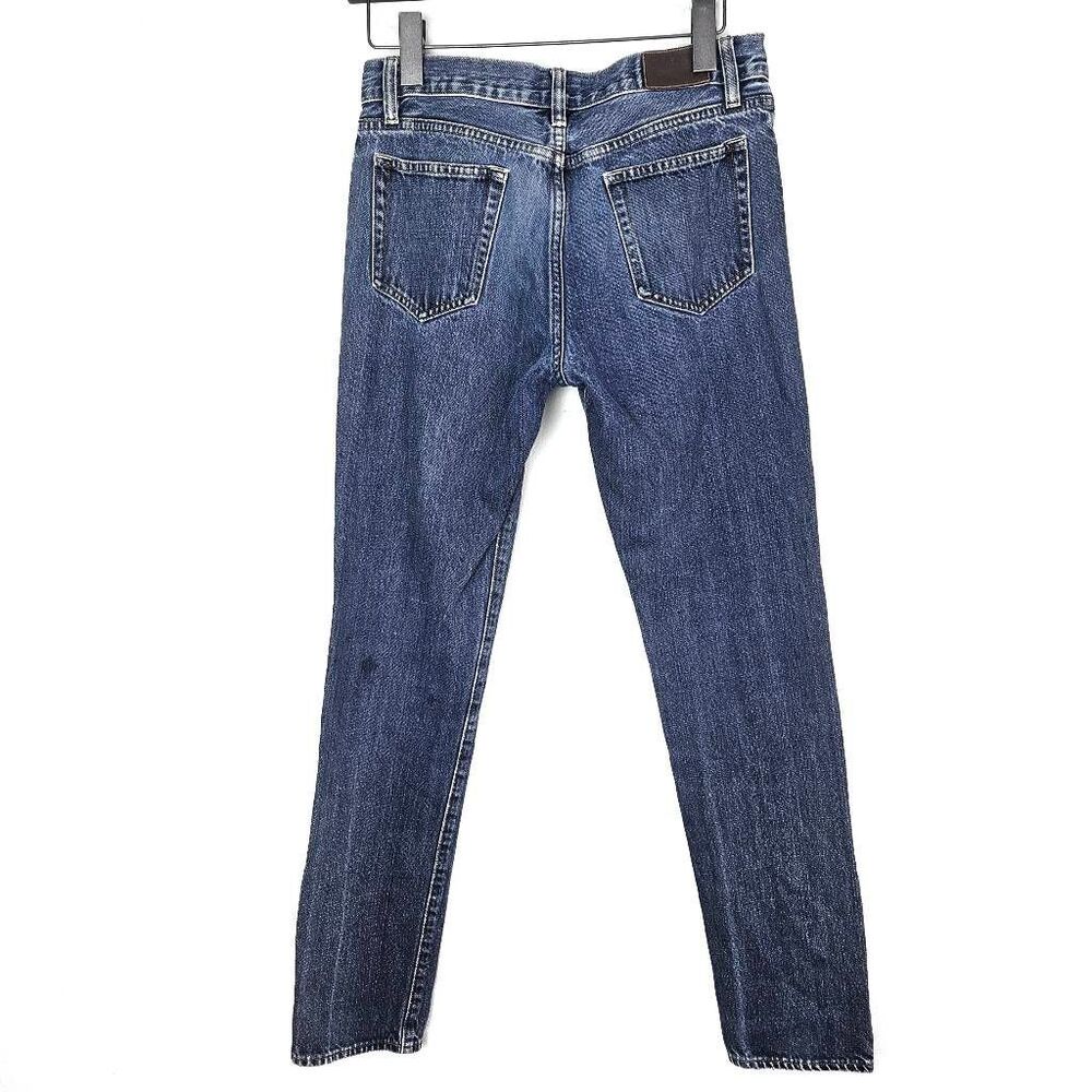 J. CREW The Driggs Men's Straight Leg Medium Wash Zip Fly Blue Denim Jeans 29x32 - Picture 7 of 8